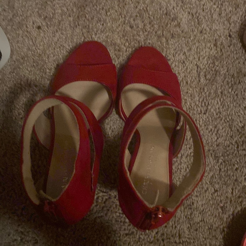 Christian Soriano size 8 red shoes good to wear for birthday and party
